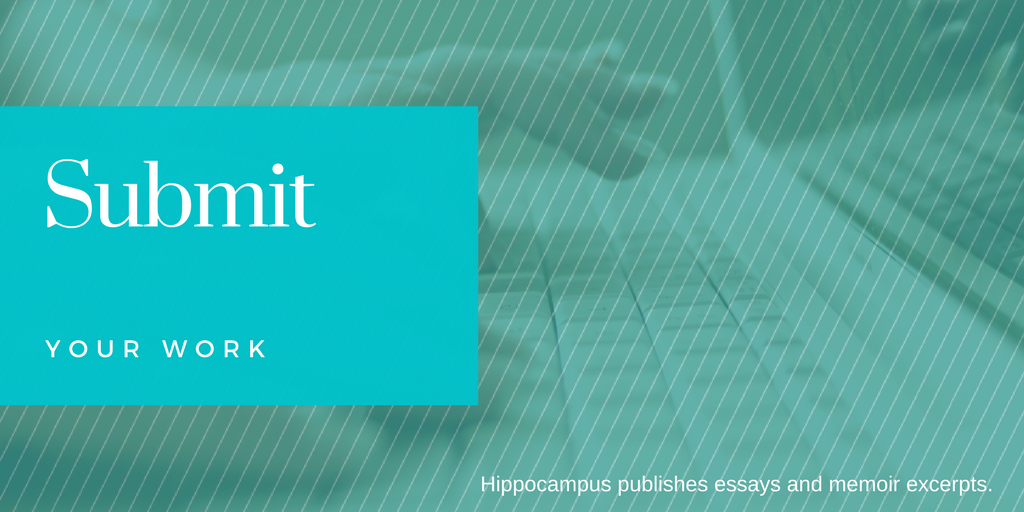 banner that says submit with close up of typing hands in back