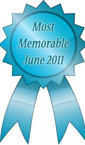 ribbon for most memorable story june 2011