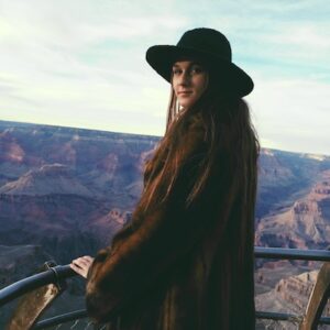 Brantlee Reid overlooking grand canyon