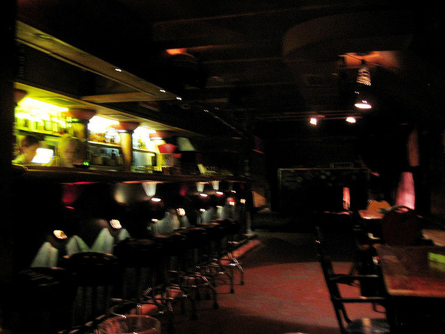 dark corner bar