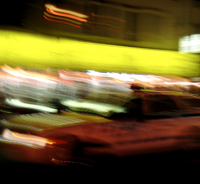 illinois state police car blurry