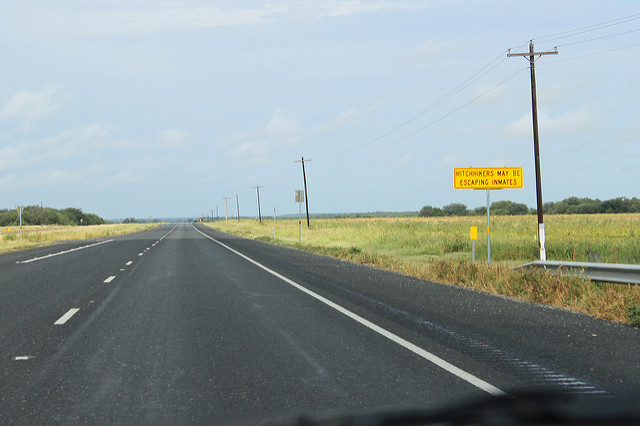 hitchhikers may be escaping inmates