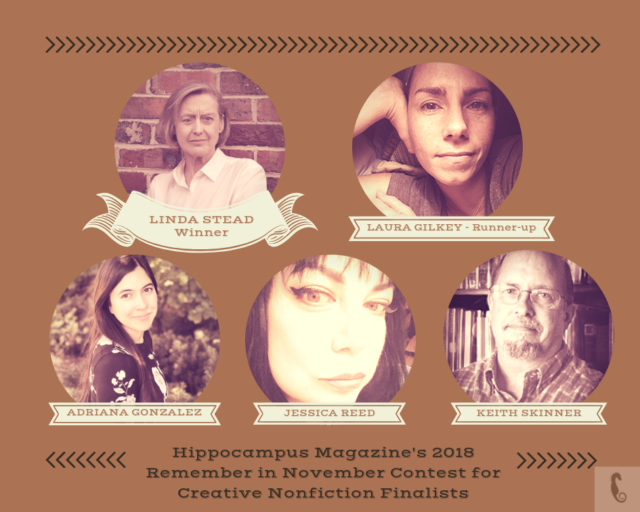 promo graphic with images and name of each finalist, with callouts for winner and runner-up