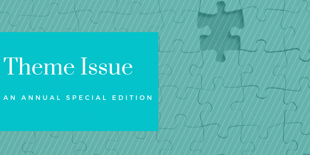 theme issue banner - puzzle with missing piece in background