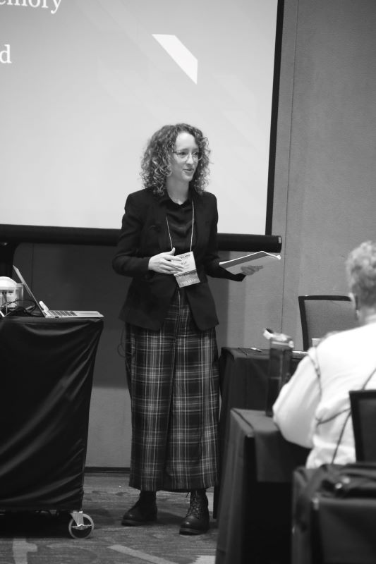 lilly dancyger in front of room at HippoCamp 2021