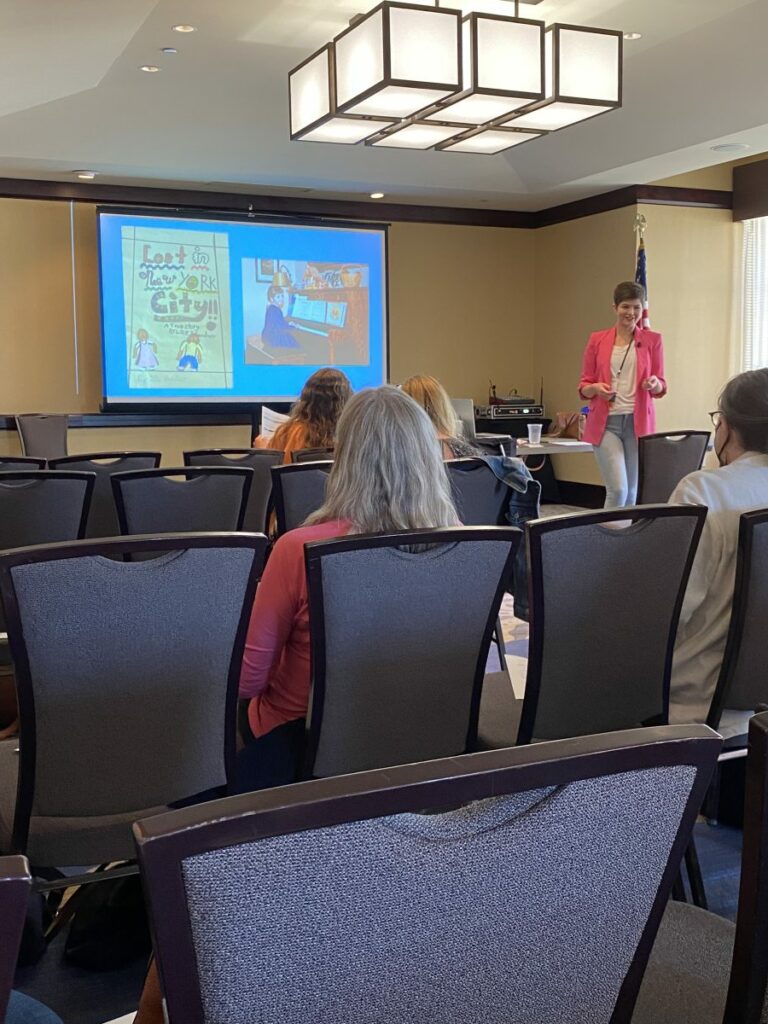 lillie gardner presenting write like a musician at HippoCamp 2022