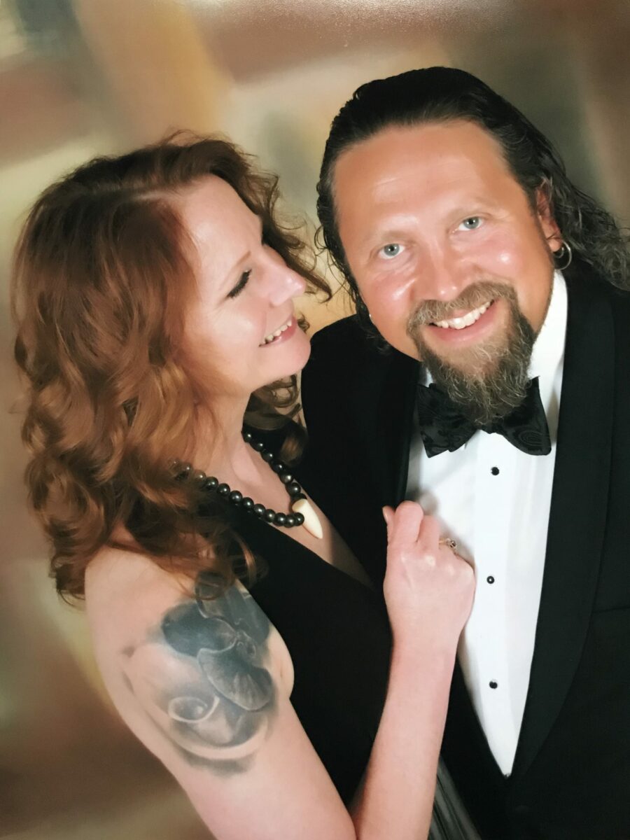 Author Candace Cahill and partner Tom