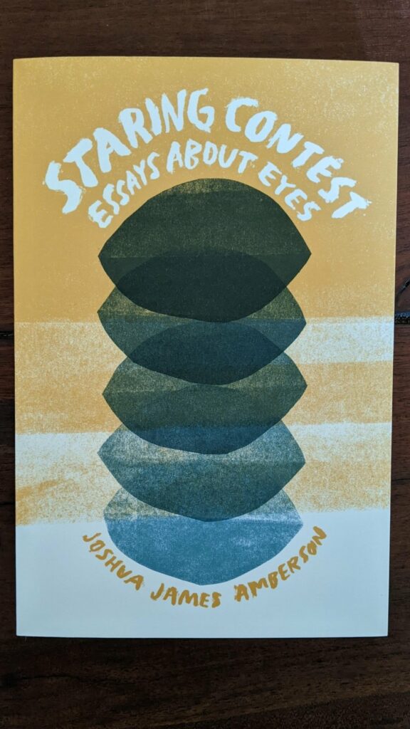 Book cover: Staring Contest: Essays About Eyes