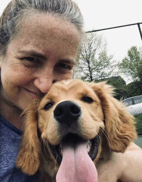 vanessa stirling with dog