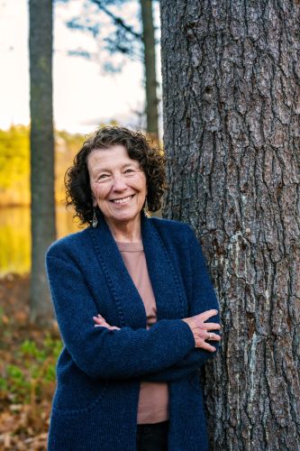 Carolyn Roy-Bornstein by tree