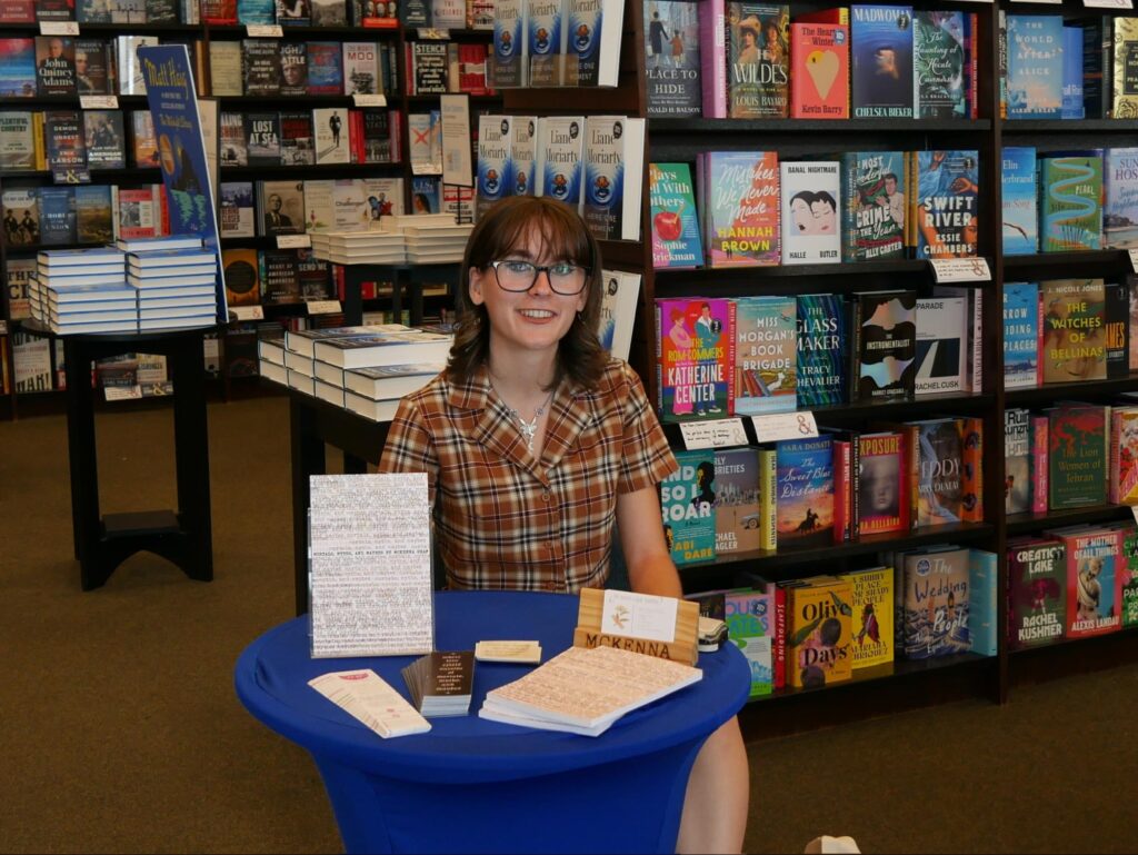 McKenna Graf at book signing