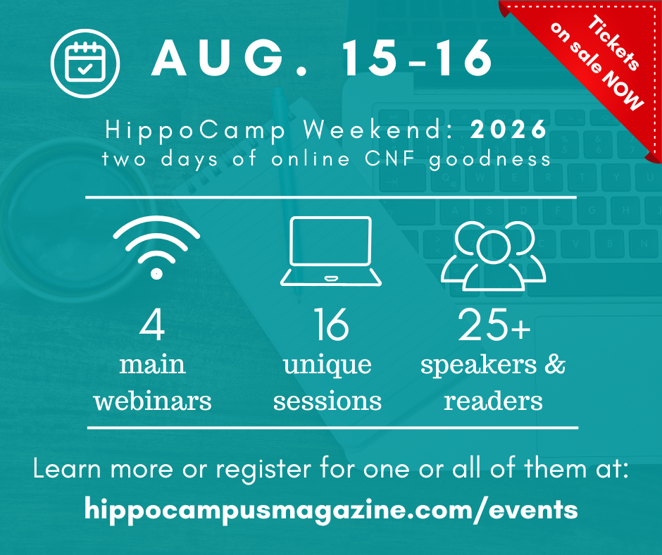 hippocamp online promo graphic that has dates