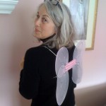 risa nye wearing wings