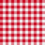 red checked table cloth swatch