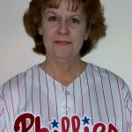 Eileen Cunniffe in phillies jersey