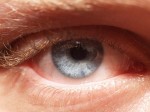 blue eye male close up