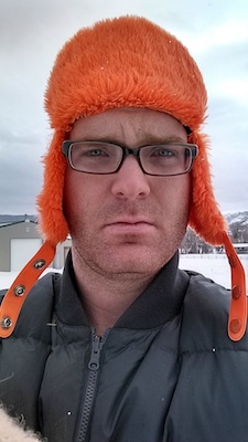 Thomas wells in winter hat