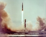 apollo rocket taking off