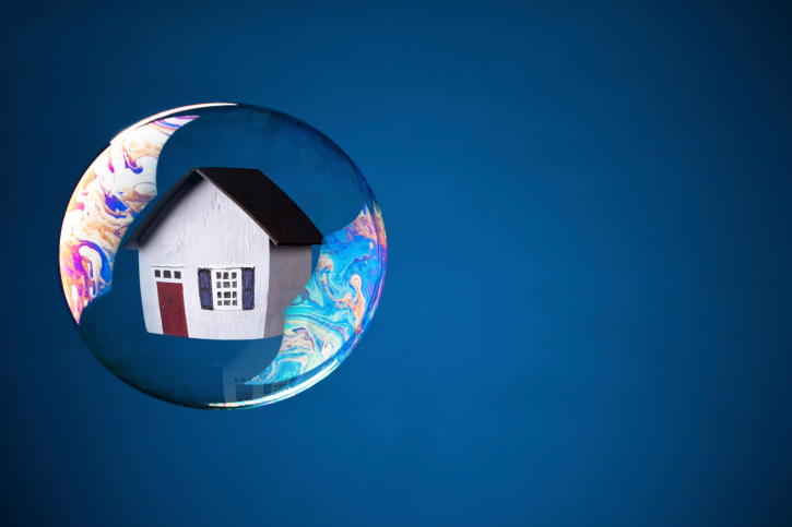 House inside bubble