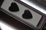 papermate-silver pen with logo which is two hearts