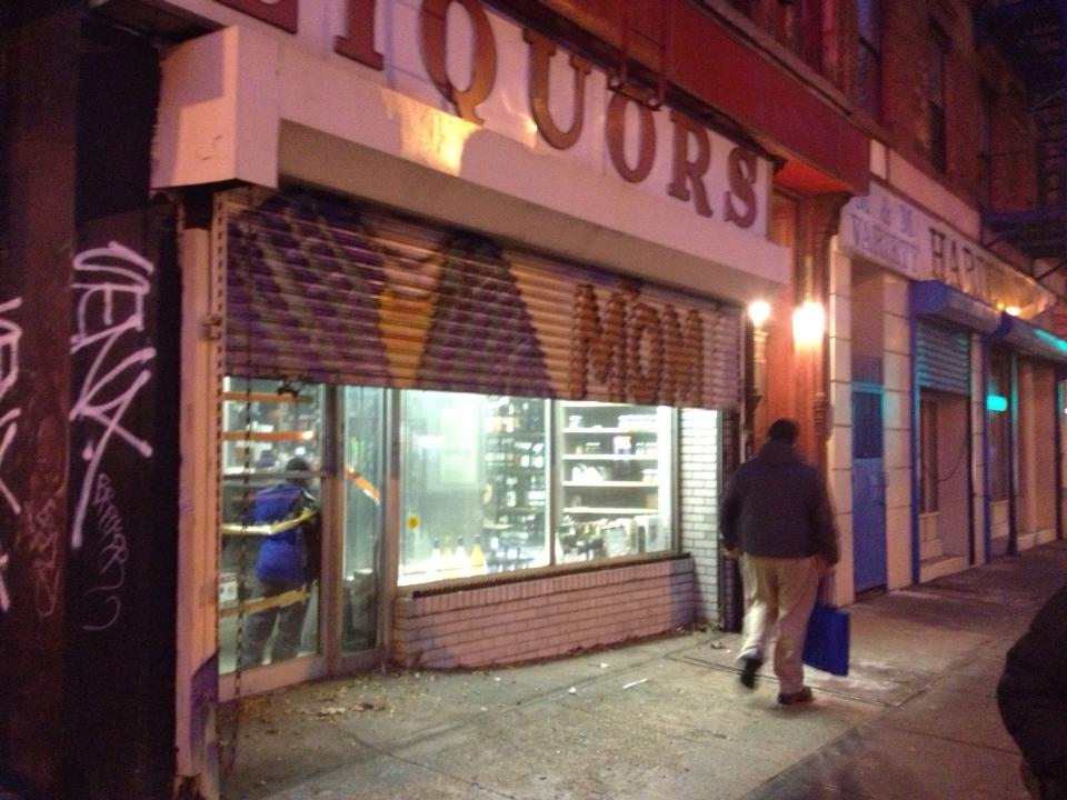 liquor store in run down neighborhood