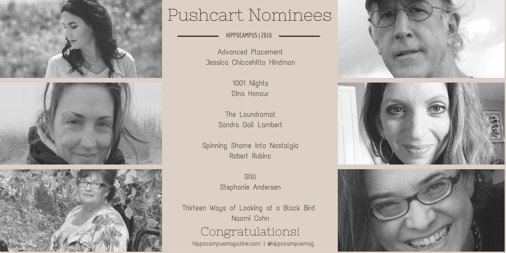 pushcart nomineed collage with winners names