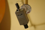 security camera on ceiling