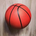 basketball on floor