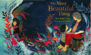 Front and back covers of children's book, "The Most Beautiful Thing"
