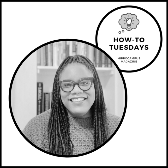 athena dixon headshot with how-to tuesday logo