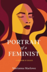cover of portrait of a feminist by marianna marlowe, with an illustrated image of woman