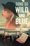 cover of Song So Wild and Blue: A Life with the Music of Joni Mitchell by Paul Lisicky; illustration of Joni Mitchell with stage and crowd below her